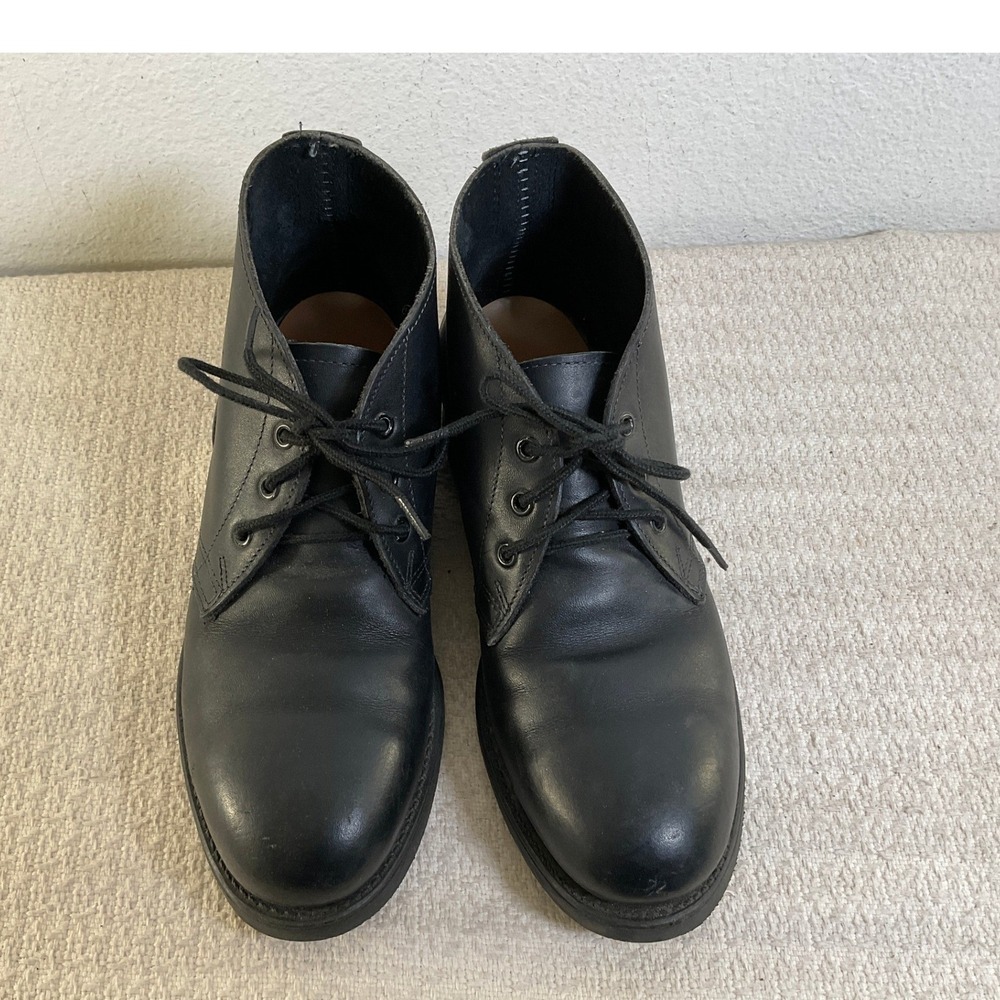 Biltrite Mens Black Leather Steel Toe Chukka Boots 6.5 Oil Resist ANSI Z41.1-91 - Picture 13 of 15